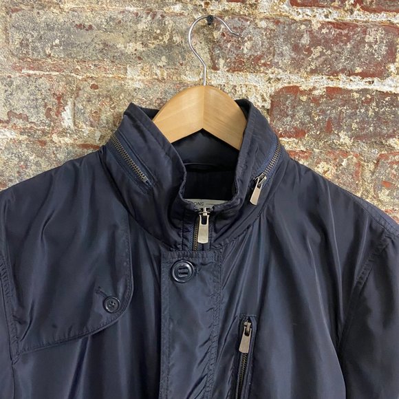 Father & Sons Lightweight Navy Rain Coat with Hood L - Picture 8 of 11
